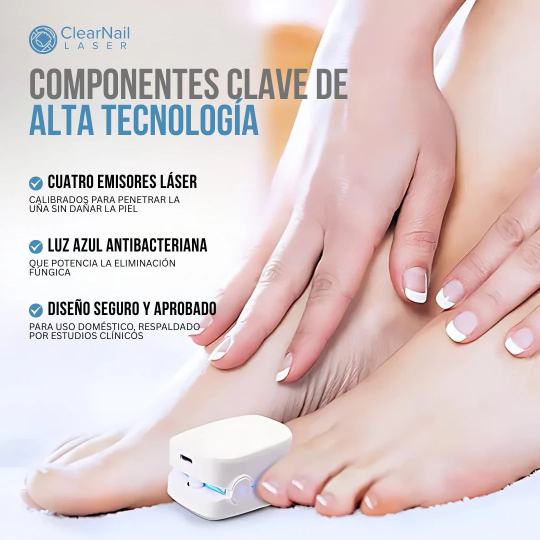 ClearNail Laser™ - Uñas sanas y fuertes desde la primera semana